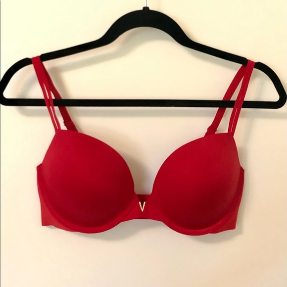 Victoria’s Secret Red Push-Up Bra 34 D